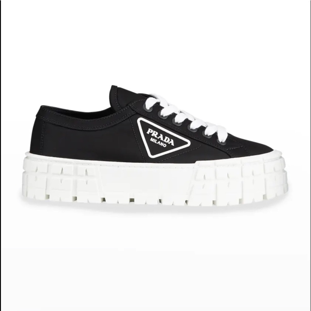 PRADA
50mm Logo Flatform Sneakers
$950